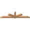 Ekena Millwork Kennewick Timber Gable Bracket, Western Red Cedar, 108"W x 27"H x 5 1/2"D x 5 1/2"F, 6/12 Pitch GBW108X27X0606KEN00SWR - alternate 3